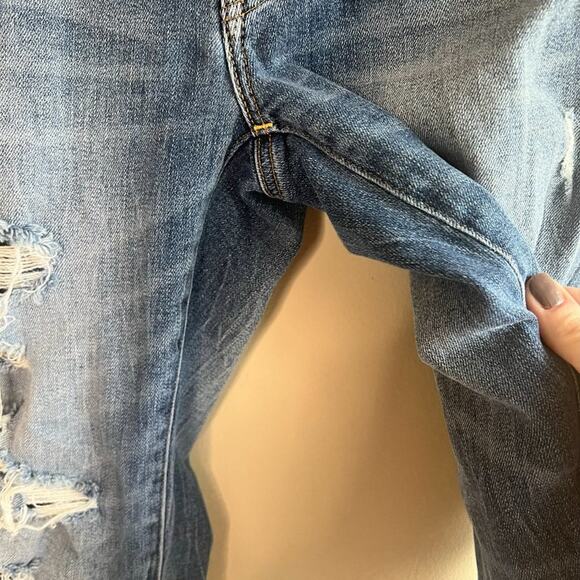 Men's American Eagle Next level airflex Slim medium wash distressed Size 29 X 32 - Picture 4 of 11